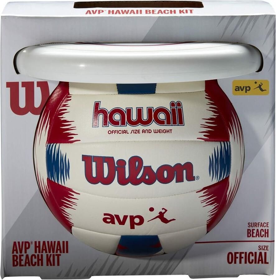 Wilson Volleyball Ball Frisbee Hawaii WTH80219KIT White (One size)