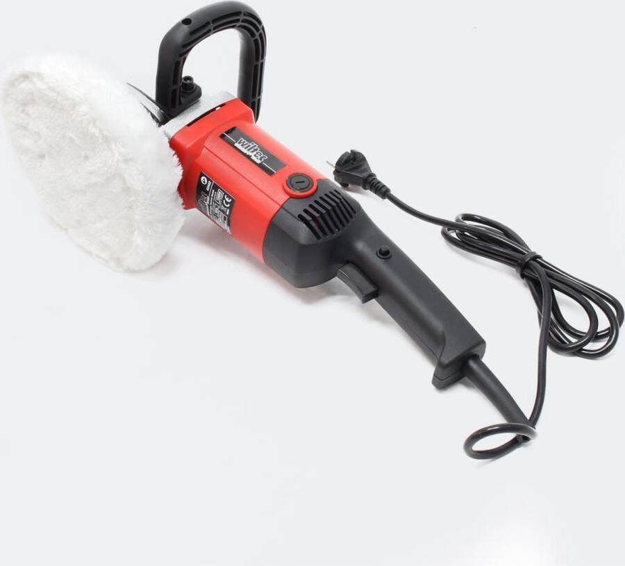 Wiltec Wildanger Technik GmbH Polijstmachine slijpmachine 1200W tot 3000rpm 6-traps polijst machine set Multistrobe