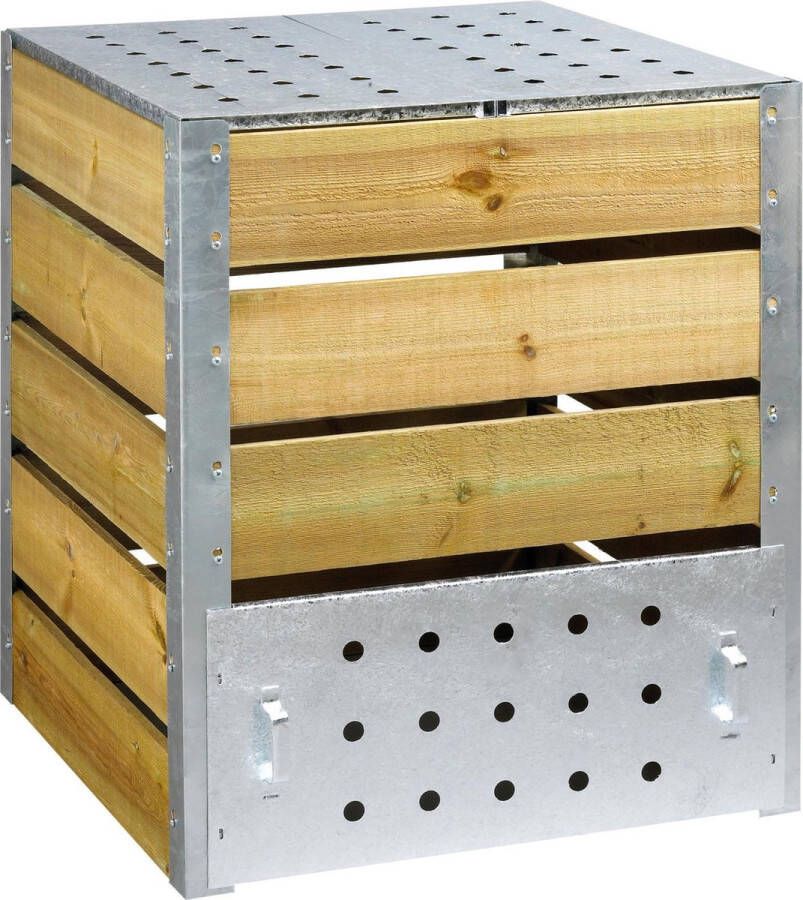 Wiltfang Compostbak zink met hout 470 liter