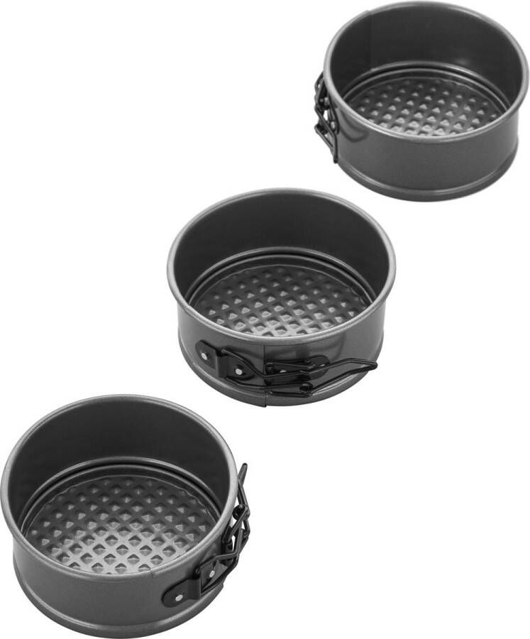 Wilton Mini Springvorm Set Taartvorm Cakevorm Ø10 cm 3 Stuks