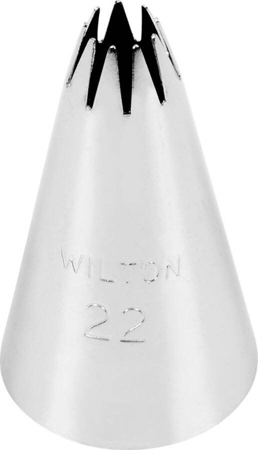 Wilton Spuitmondje Garneerspuit voor Taartdecoratie RVS #022 Dropflower