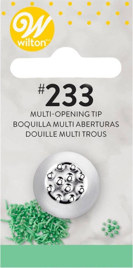 Wilton Spuitmondje Garneerspuit voor Taartdecoratie #233 Multi-Open