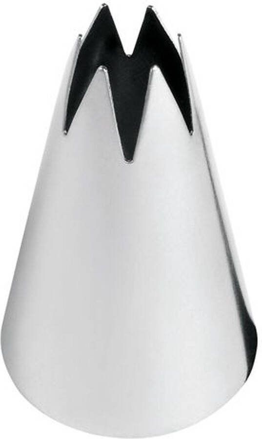 Wilton Spuitmondje Garneerspuit voor Taartdecoratie RVS #1M Open Ster