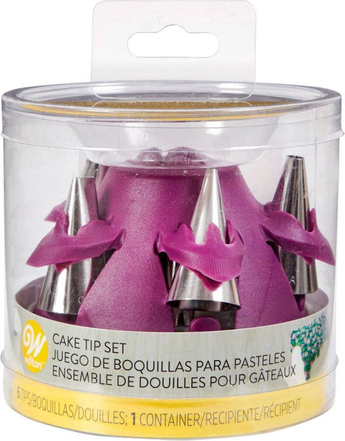 Wilton Spuitmondjes Set Garneerspuit voor Taartdecoratie RVS #3 #7 #13#129 #46 #1A