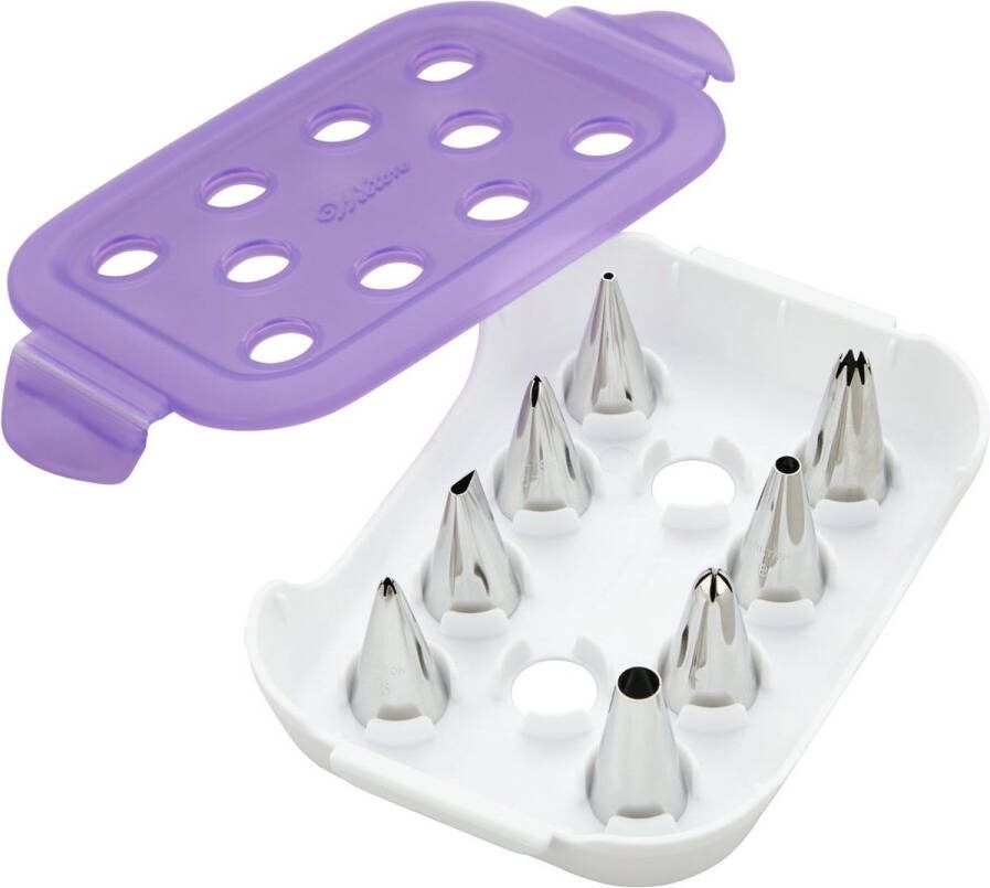 Wilton Spuitmondjes Set Garneerspuit voor Taartdecoratie RVS #3 #8 #12 #16 #21 #67 #103 #244