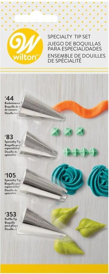 Wilton Spuitmondjes Set Specialty #44 #83 #105 #353