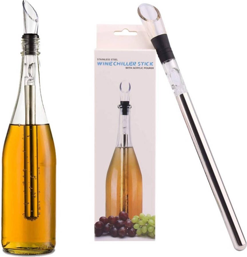 Wine&Dine Luxe Wijnkoeler Stick Wijnkoeler 3-in-1 Wijnkoeler Staaf Koeling Wijn accessoires