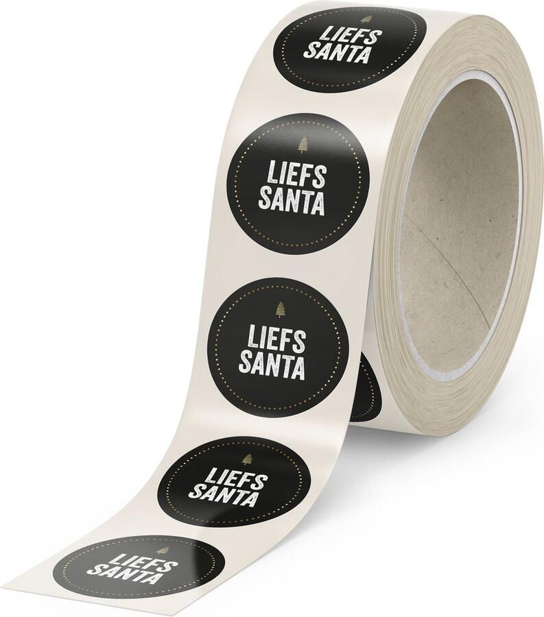 Winkeltjevananne.nl Rol stickers Liefs Santa