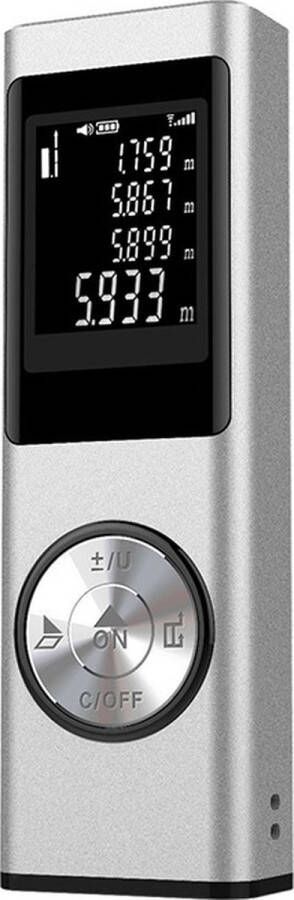 Winnes Laser Afstandmeter Draagbare lasermeetmeter 40M USB C snel opladen Bouwroulette Lasermeter Bouwgereedschap