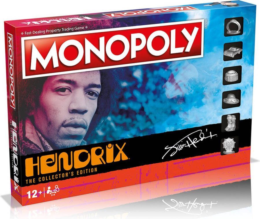 Winning Moves Monopoly Bordspel Jimi Hendrix Engels