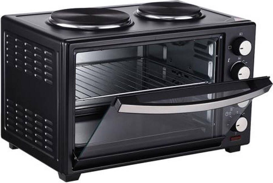 Winning star 9601 Vrijstaande Oven 38 Liter Met 2 Elektrische Kookplaten