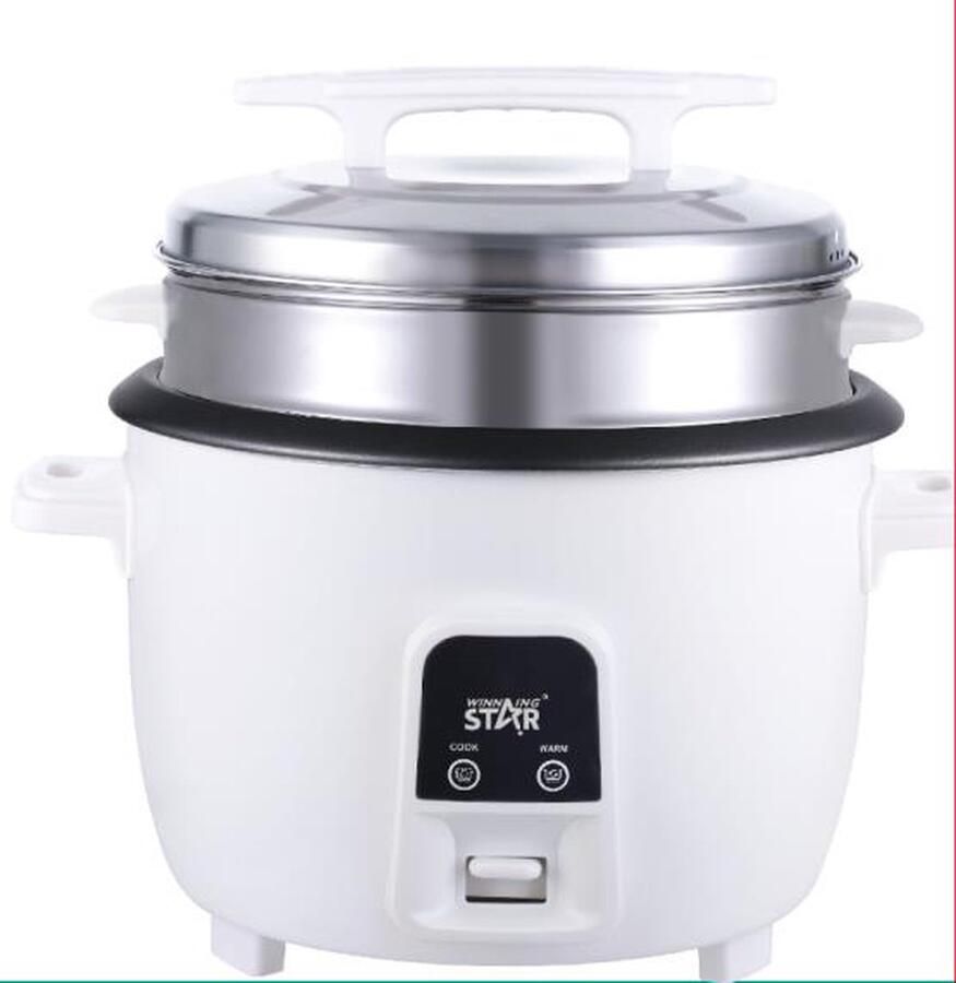 Winning star St-9341 Rijstkoker Met Stomer 3.6 Liter Wit