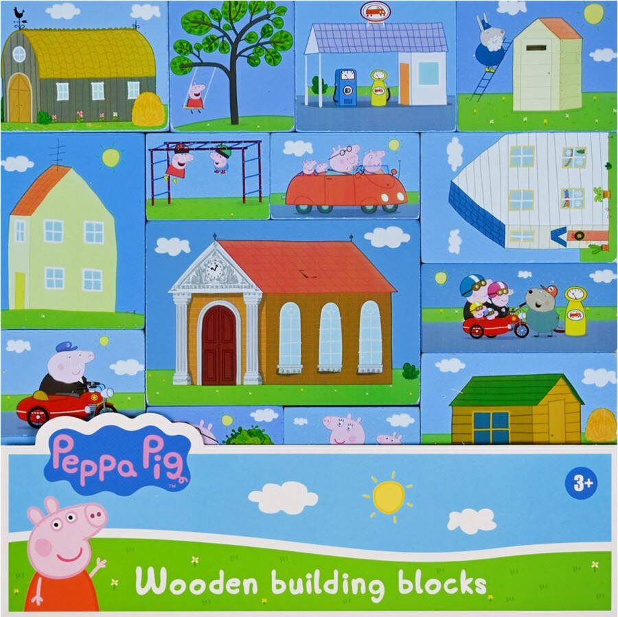WIns-Holland B.V. Houten bouwblokken Peppa Pig