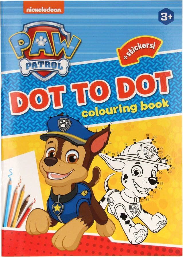 WIns-Holland B.V. Stip naar Stip kleurboek Paw Patrol