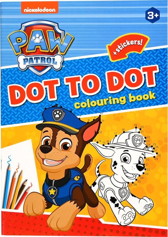 WIns-Holland B.V. Stip naar Stip kleurboek Paw Patrol