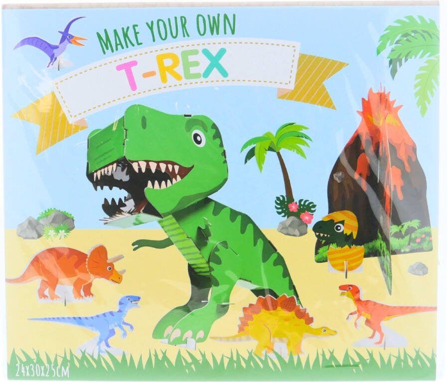 Wins holland Maak Je Eigen Dier Knutselset T-Rex
