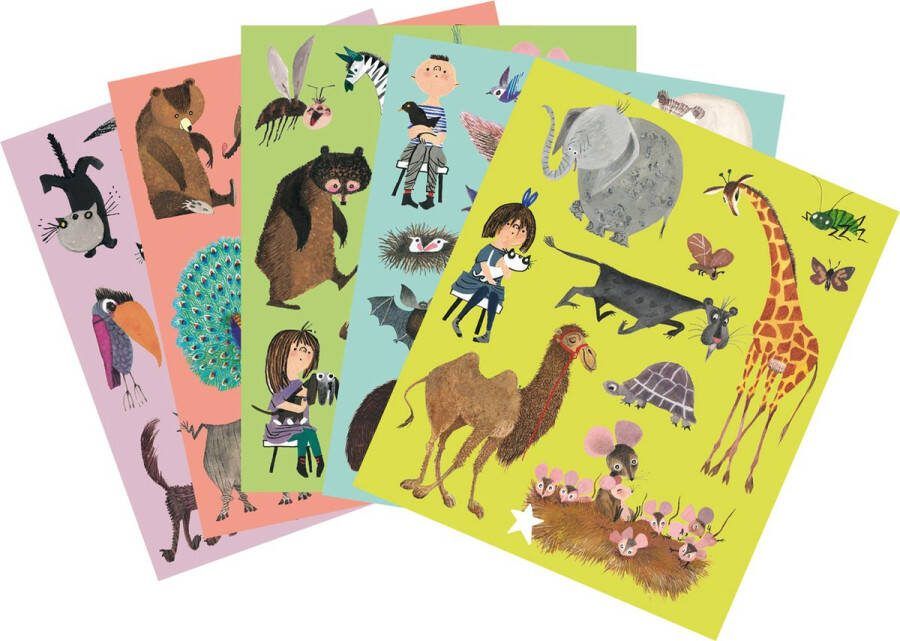 Wins holland Stickervellen Dieren van Fiep Westendorp