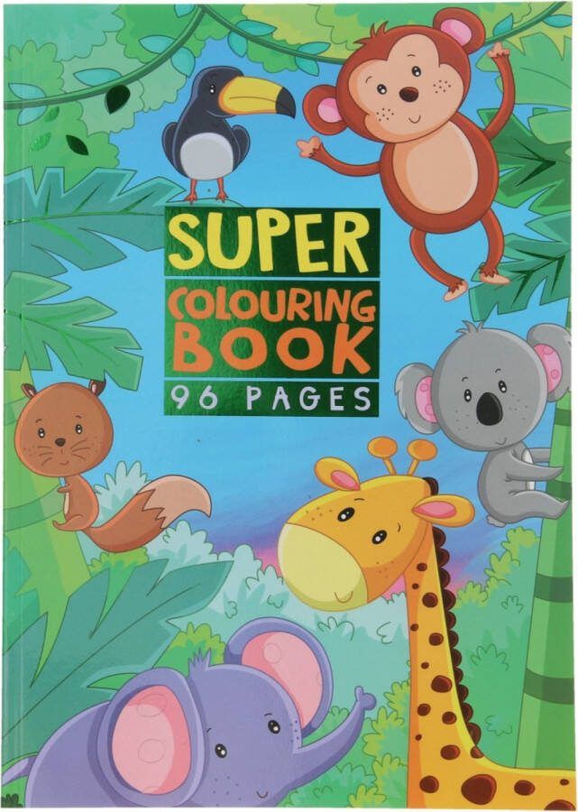 Wins holland Super Kleurboek A4 Safari 96 vel