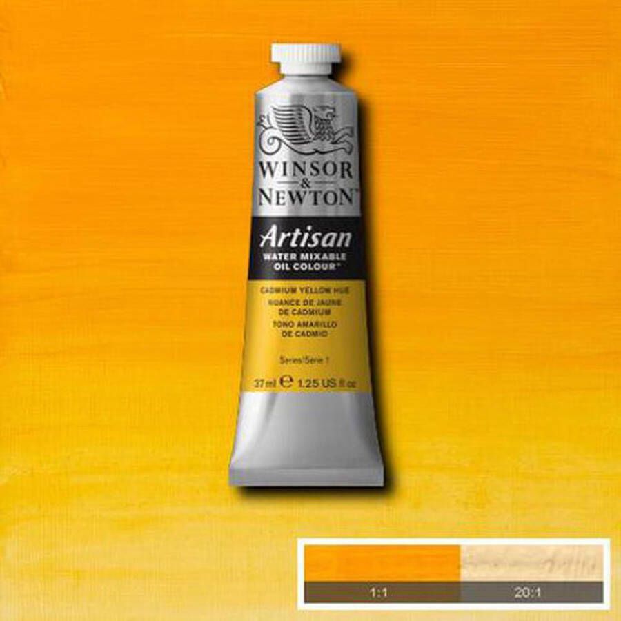 Winsor & Newton Artisan Water Mixable Oil Colour Cadmium Yellow Hue 109 37ml