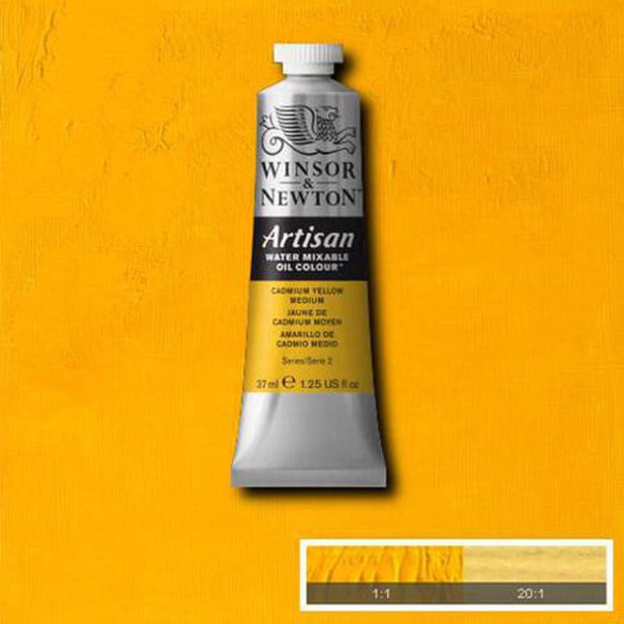 Winsor & Newton Artisan Water Mixable Oil Colour Cadmium Yellow Medium 116 37ml