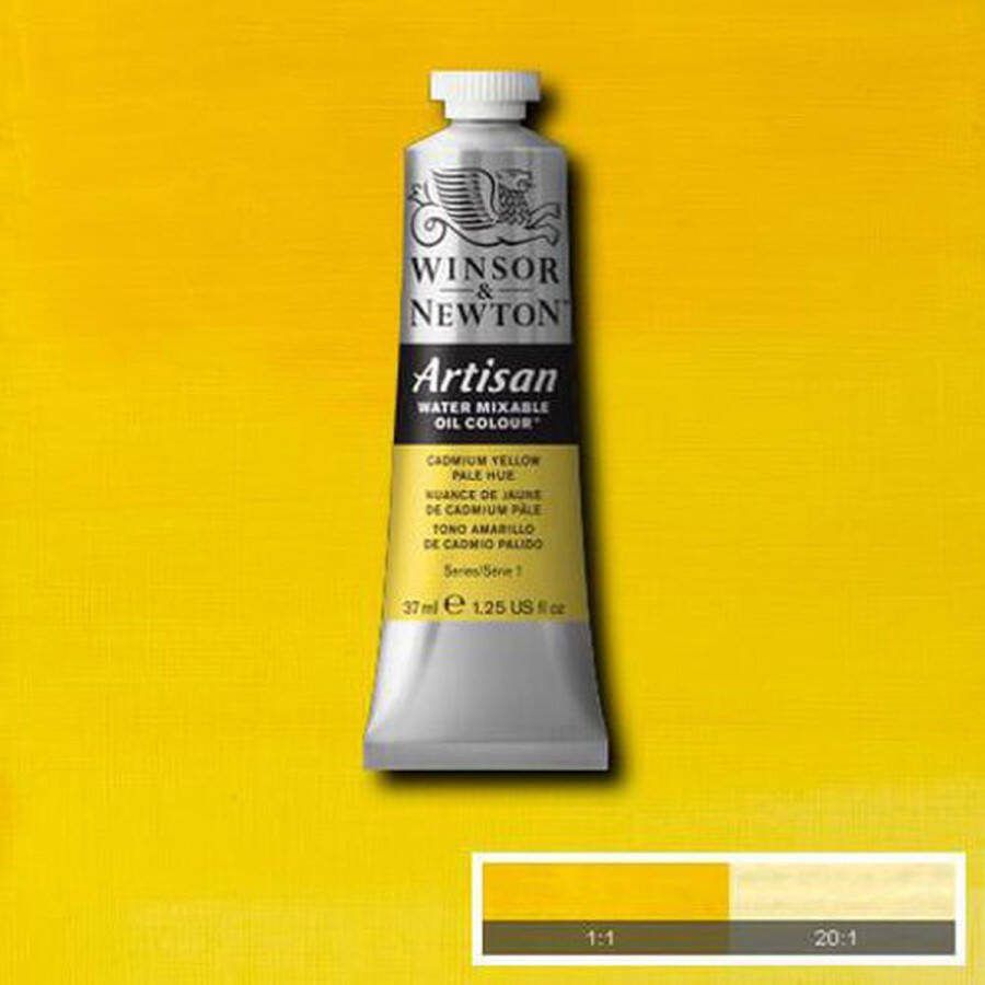 Winsor & Newton Artisan Water Mixable Oil Colour Cadmium Yellow Pale Hue 119 37ml