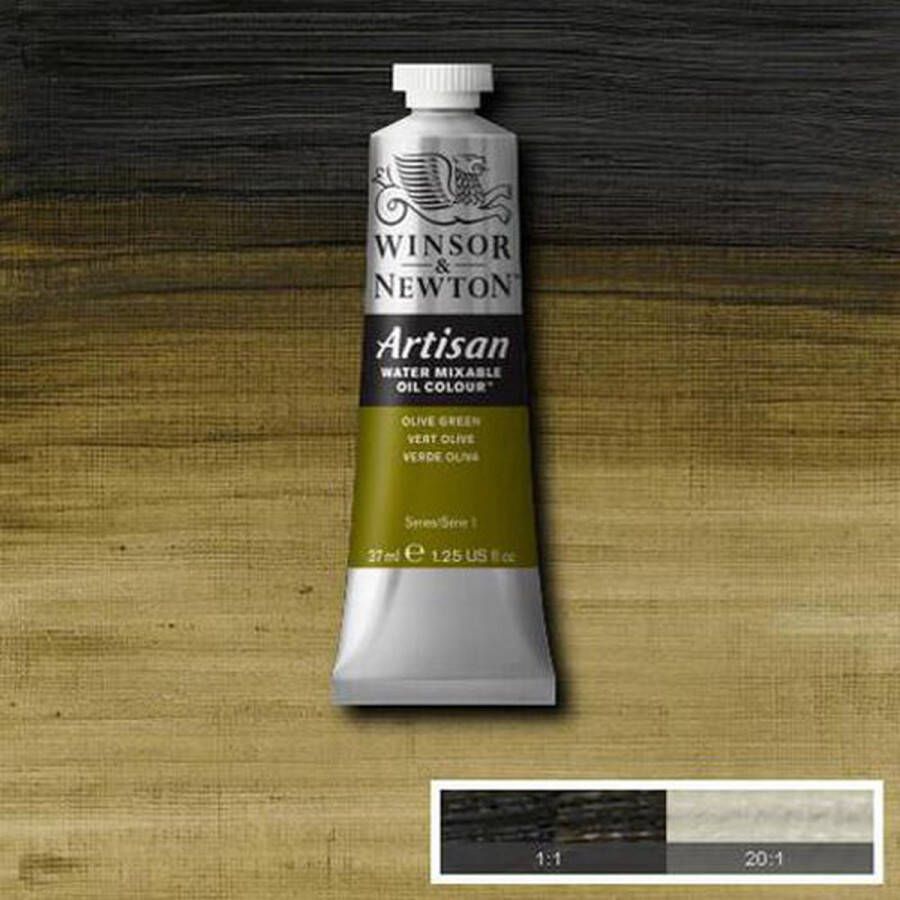 Winsor & Newton Artisan Water Mixable Oil Colour Olive Green 447 37ml