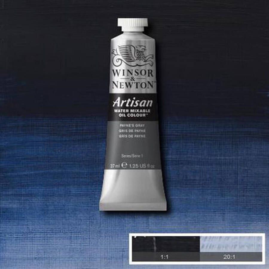 Winsor & Newton Artisan Water Mixable Oil Colour Paynes Gray 465 37ml