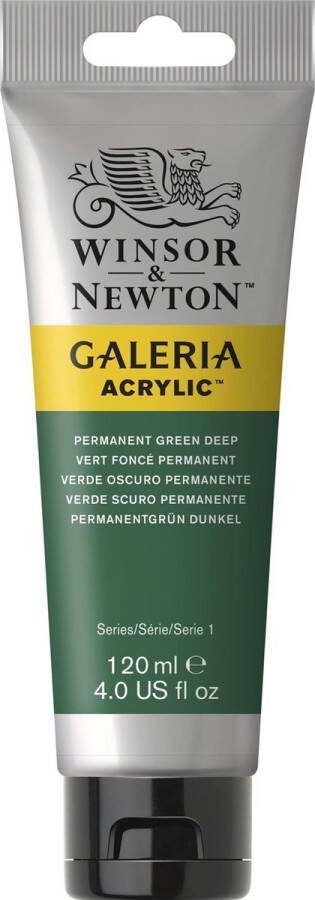 Winsor & Newton Galeria Acryl 120ml Permanent Green Deep