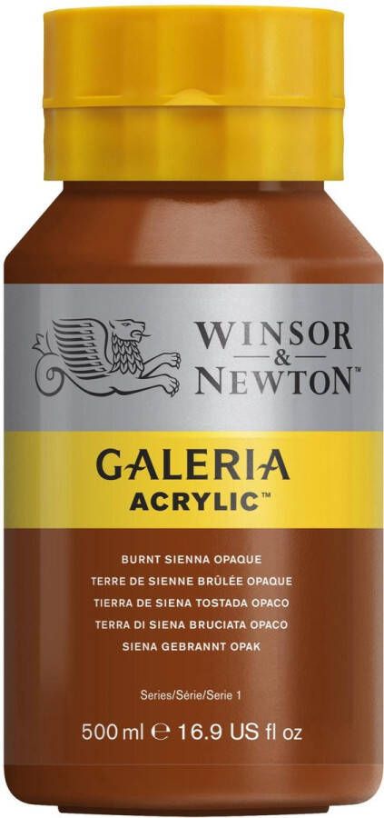 Winsor & Newton Galeria Acryl 500ml Burnt Sienna Opaq