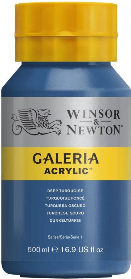 Winsor & Newton Galeria Acryl 500ml Deep Turquoise