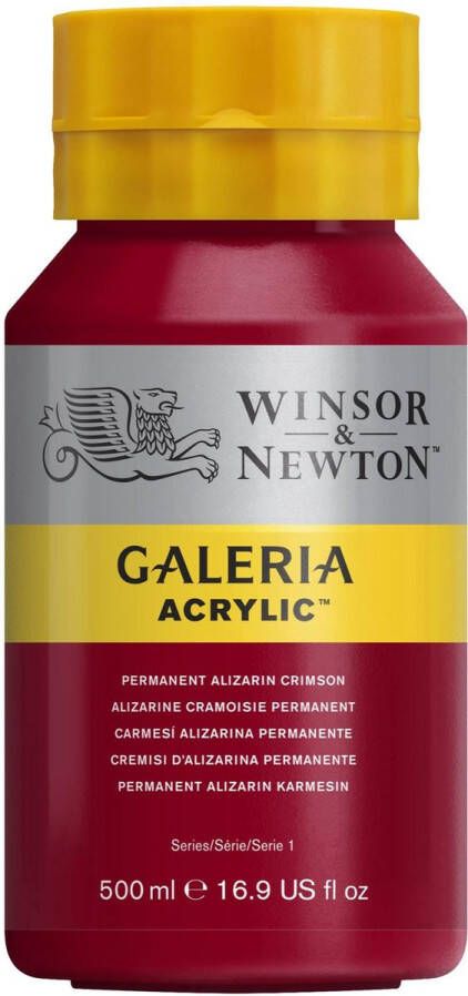 Winsor & Newton Galeria Acryl 500ml Permanent Alizarine Crimson