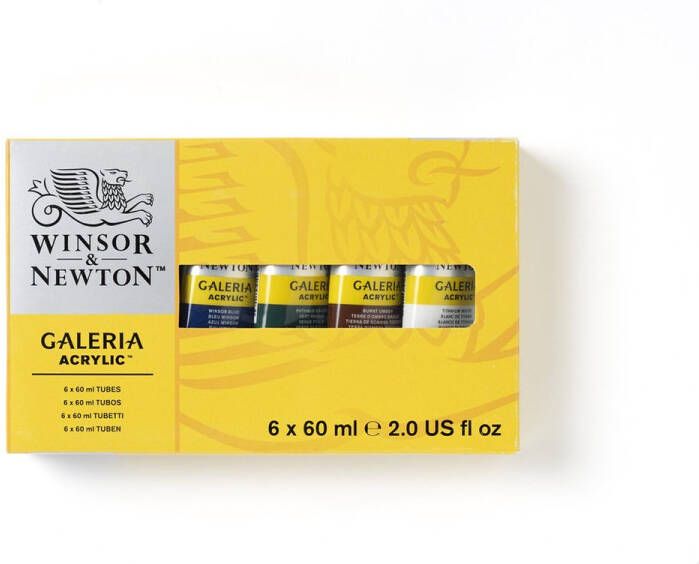 Winsor & Newton Galeria Acrylic Colours Set 6 x 60ml