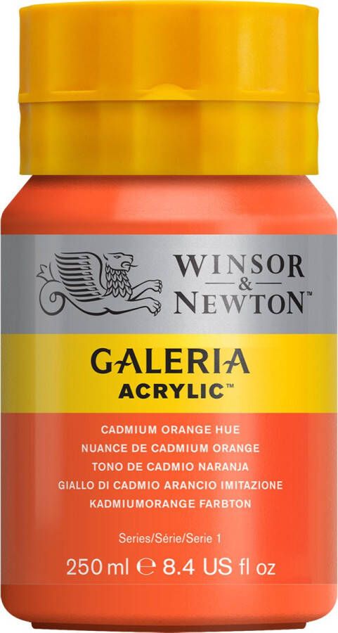 Winsor & Newton Galeria Acrylverf 250ml Cadmium Orange Hue