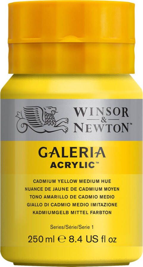 Winsor & Newton Galeria Acrylverf 250ml Cadmium Yellow Medium Hue