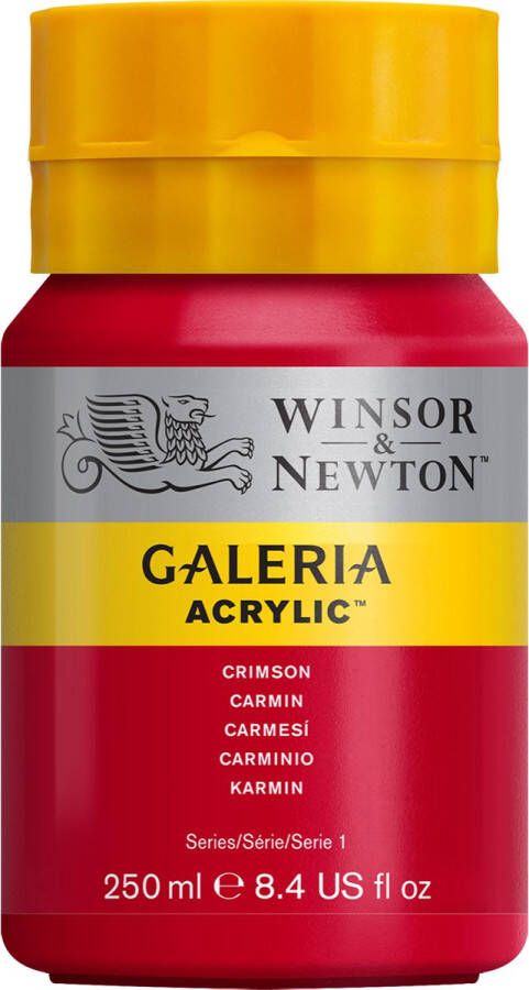 Winsor & Newton Galeria Acrylverf 250ml Crimson