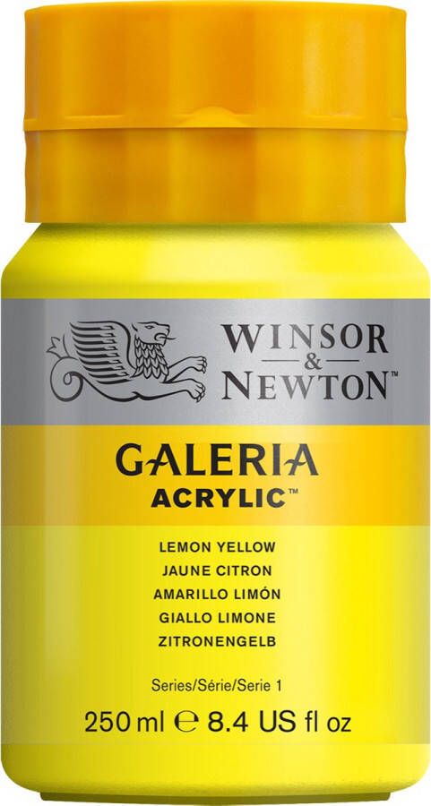 Winsor & Newton Galeria Acrylverf 250ml Lemon Yellow