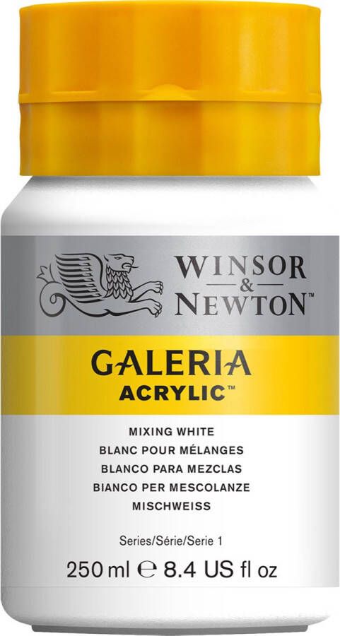 Winsor & Newton Galeria Acrylverf 250ml Mixing White