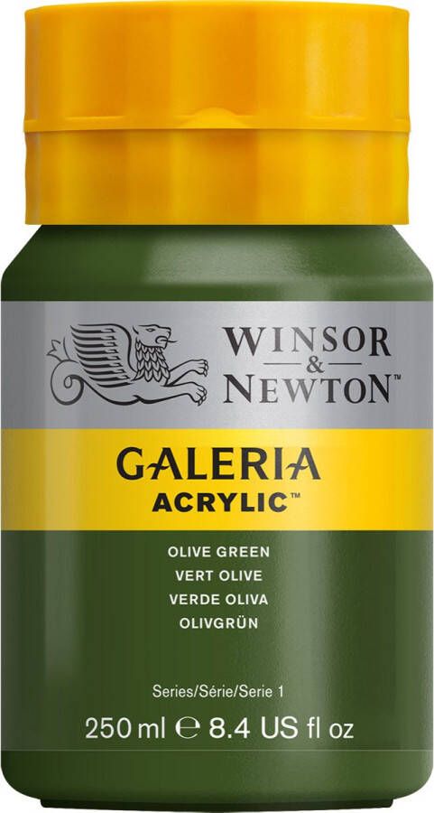 Winsor & Newton Galeria Acrylverf 250ml Olive Green