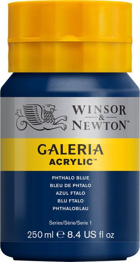 Winsor & Newton Galeria Acrylverf 250ml Phthalo Blue