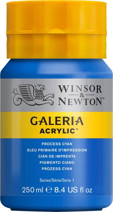 Winsor & Newton Galeria Acrylverf 250ml Process Cyan