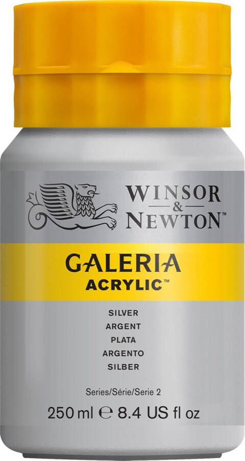 Winsor & Newton Galeria Acrylverf 250ml Silver