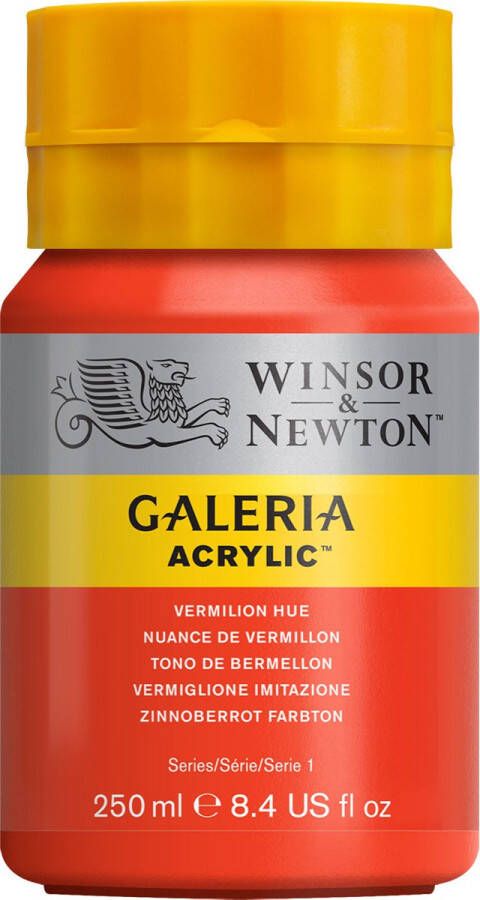 Winsor & Newton Galeria Acrylverf 250ml Vermilion Hue