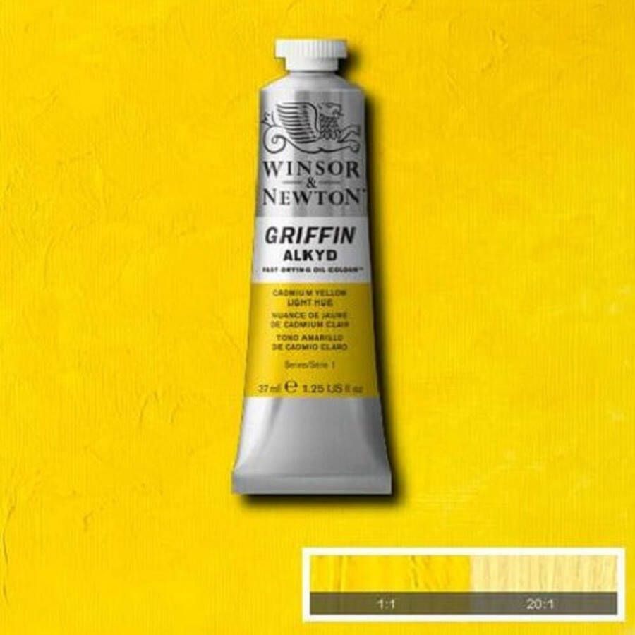 Winsor & Newton Griffin Alkyd Olieverf 37ML Cadmium Yellow Light Hue 119