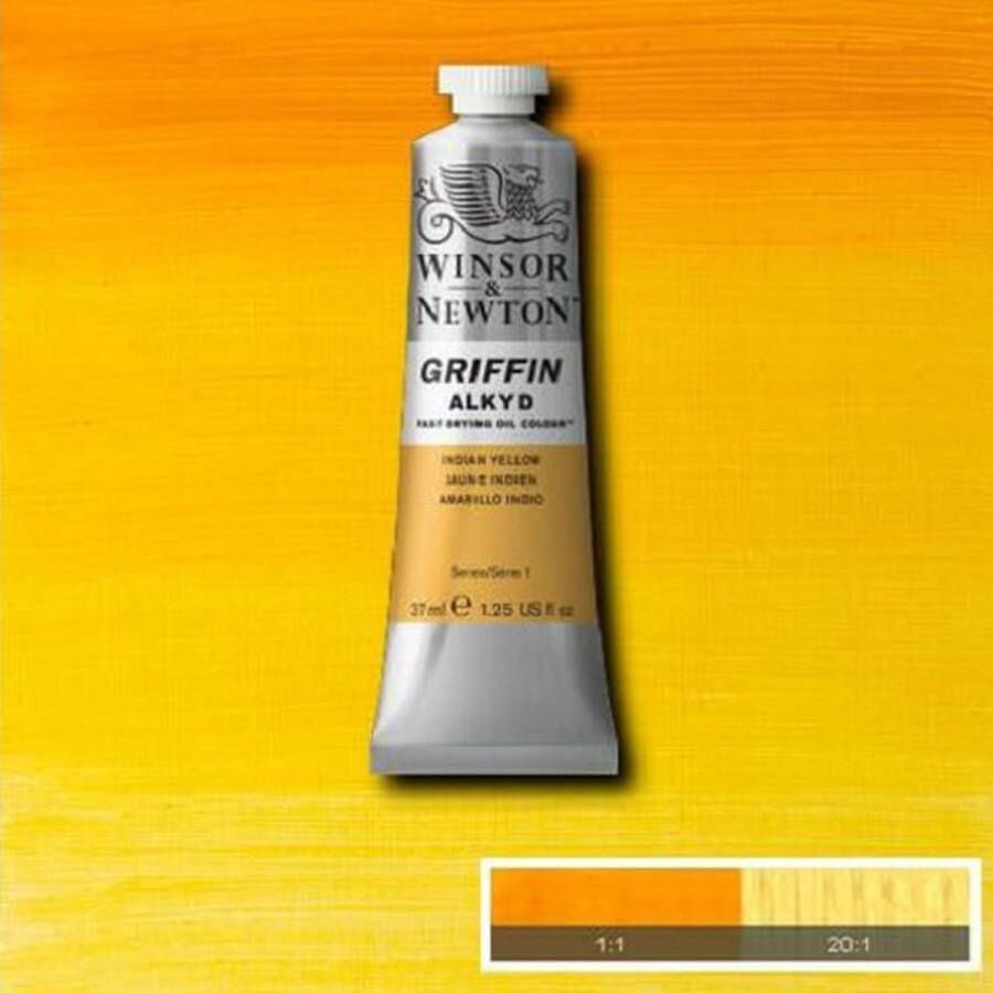 Winsor & Newton Griffin Alkyd Olieverf 37ML Indian Yellow 319