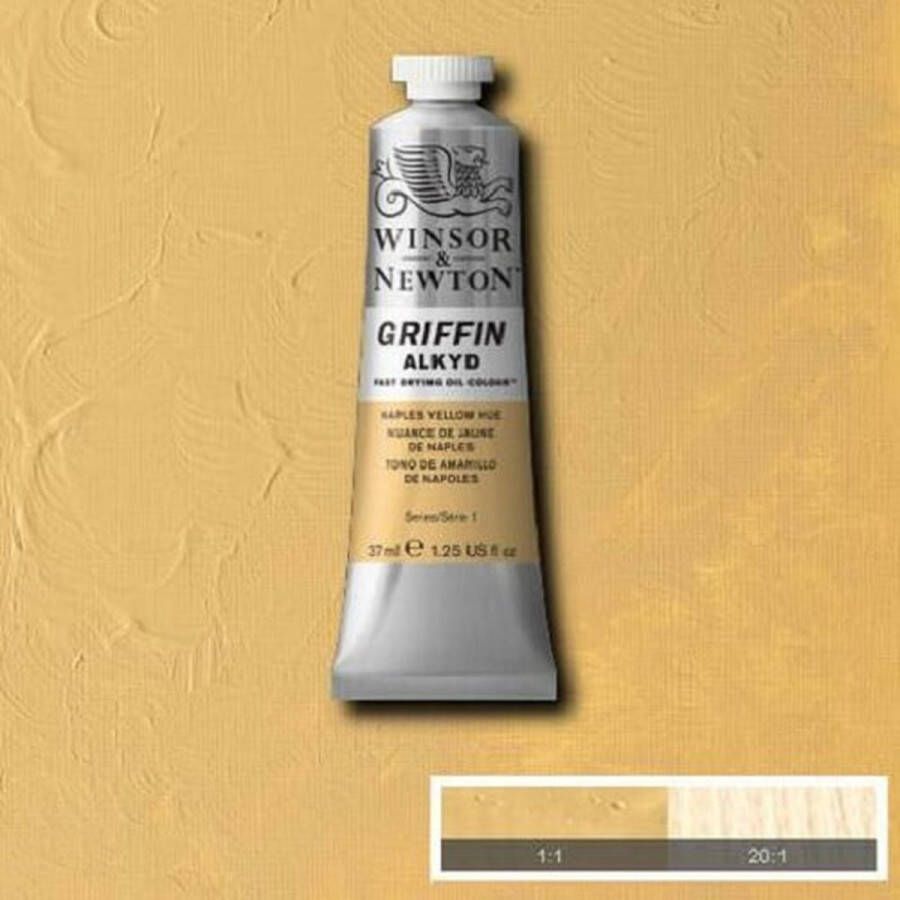 Winsor & Newton Griffin Alkyd Olieverf 37ML Naples Yellow Hue 422