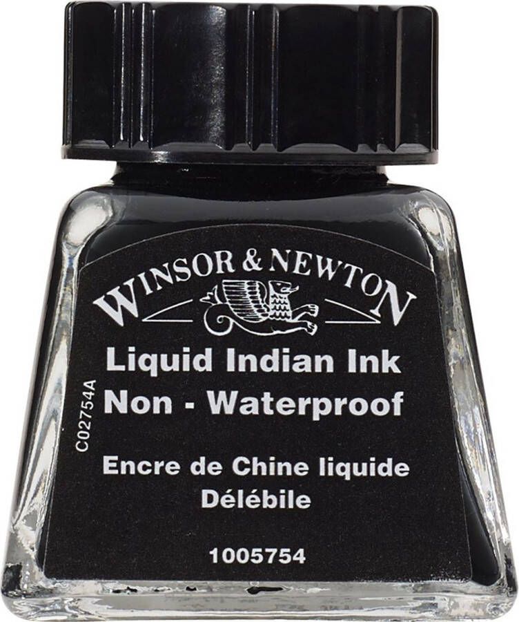 Winsor & Newton Hobby Inkt Oost Indische inkt zwart 14ml