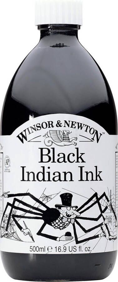 Winsor & Newton Hobby Inkt Oost Indische inkt zwart 500ml