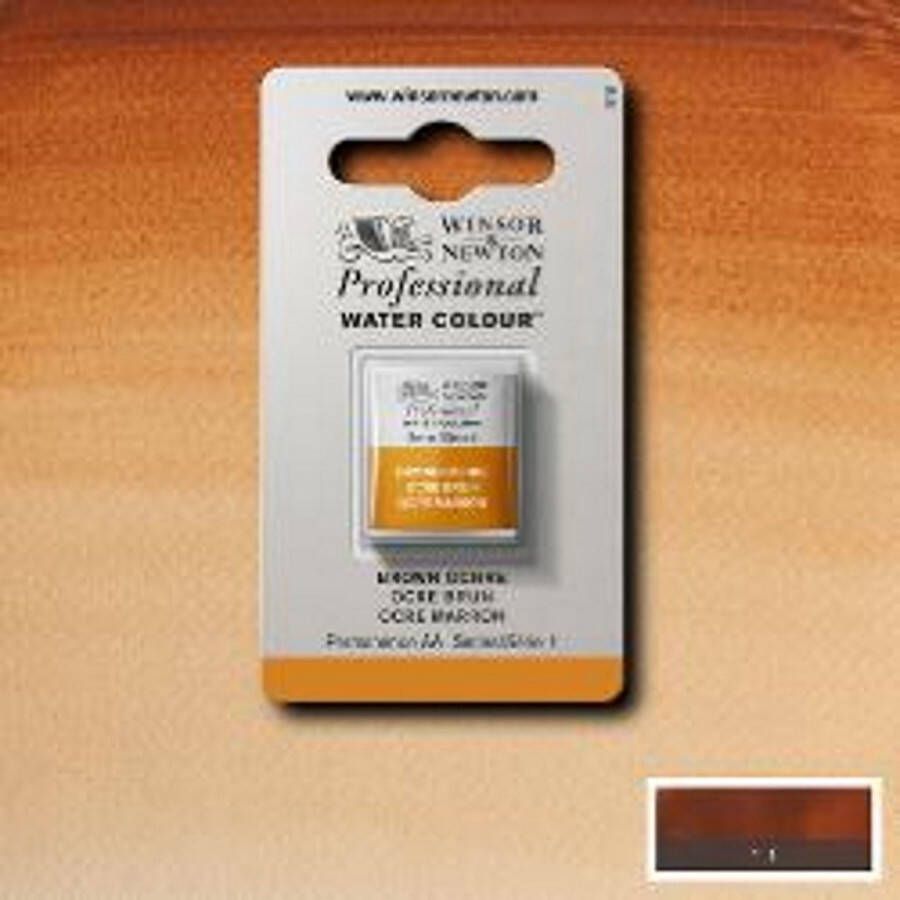 Winsor & Newton Professionele Aquarelverf Halve Nap Brown Ochre