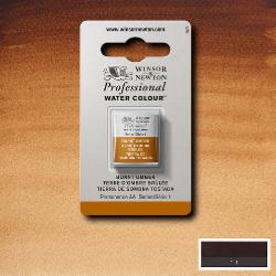 Winsor & Newton Professionele Aquarelverf Halve nap Burnt Umber