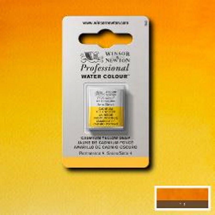 Winsor & Newton Professionele Aquarelverf Halve nap Cadmium Yellow